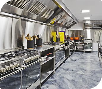 Mobile kitchen cleaning