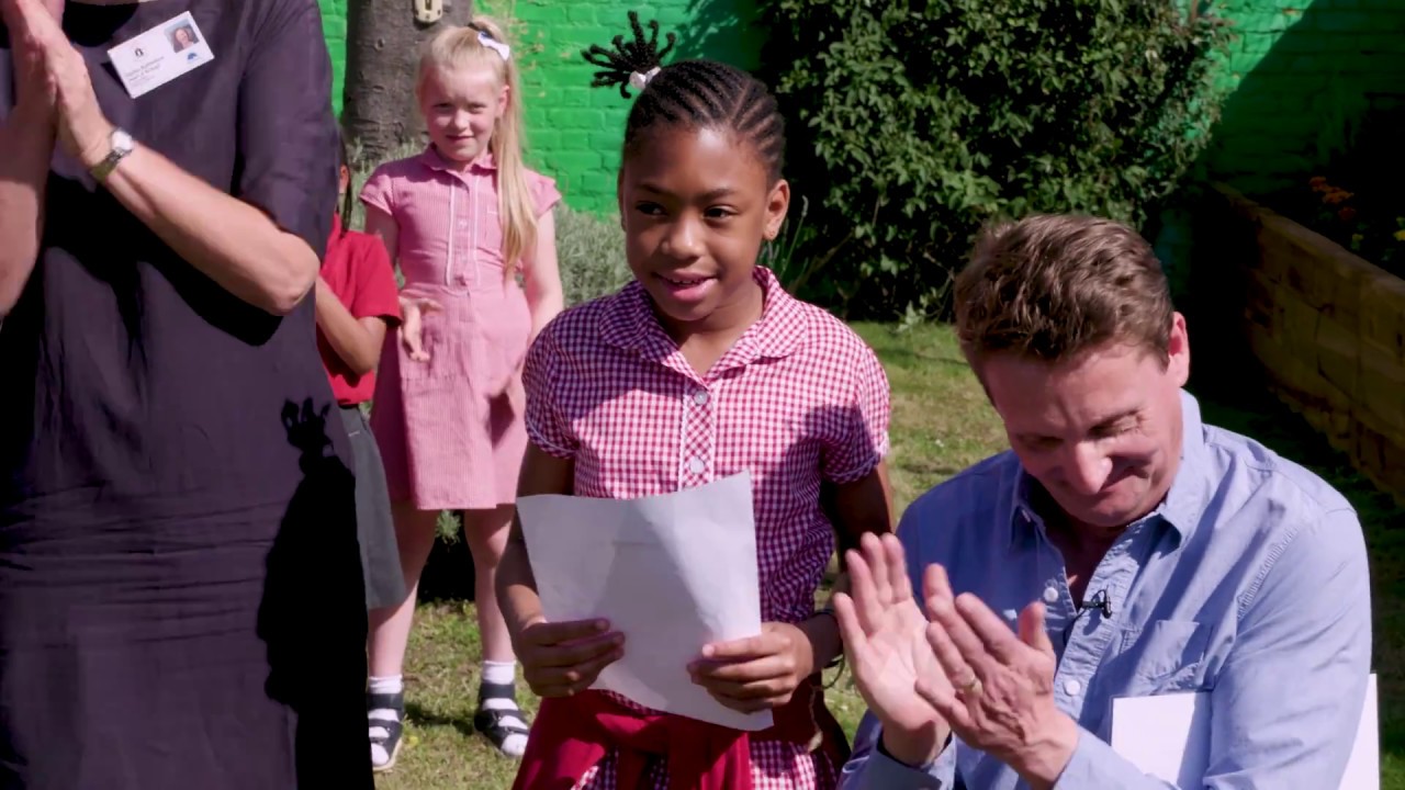 Video Thumbnail: John Burns Primary School garden given surprise makeover by Fantastic Services